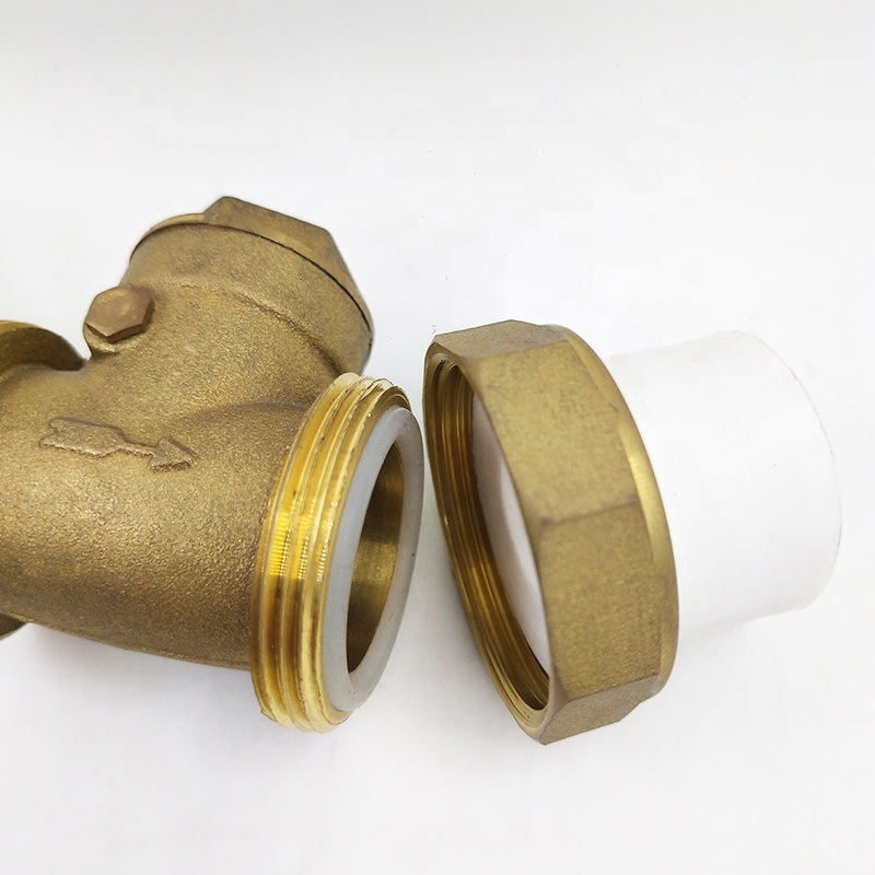 China Factory 3/4 Inch PPR Horizontal Brass Check Valve with Union