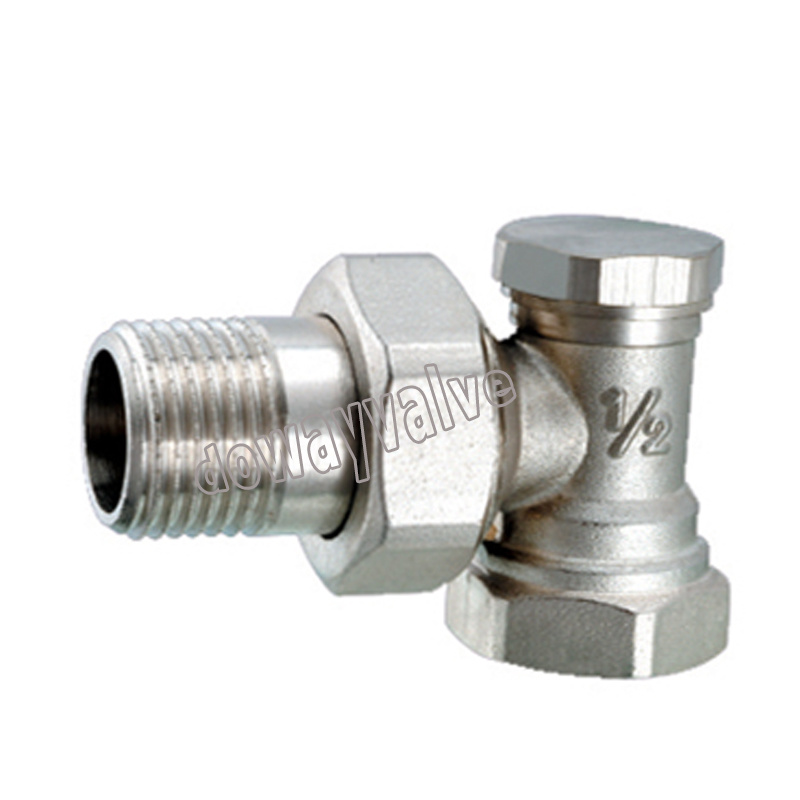 Manual Chromed Brass Radiator Valve