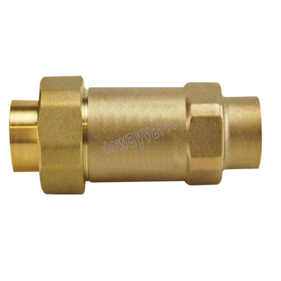 Cast Bronze Union Female Inlet Dual Check Valve (DW-CV036)