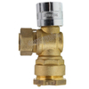 High Quality Dzr Brass Water Meter Valve with Square Head （DW-LB018）