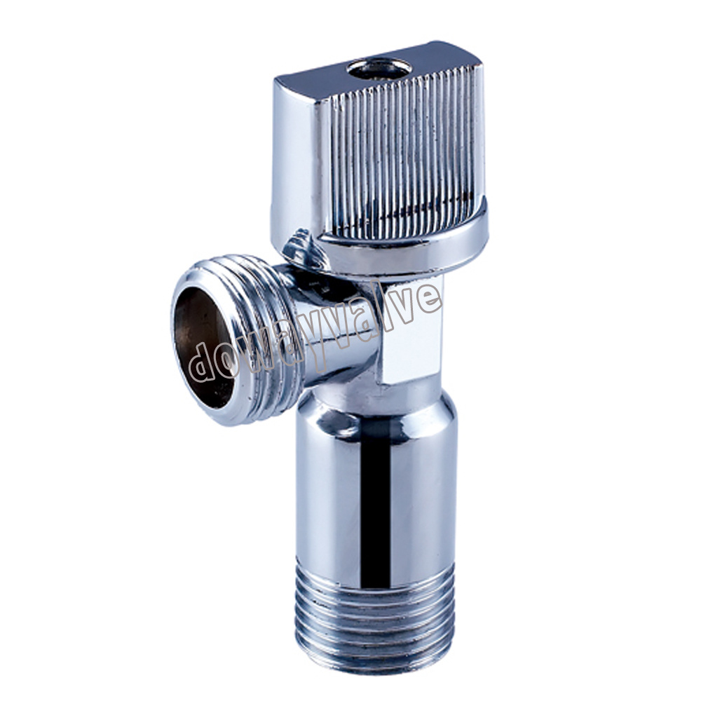 ABS Handle Polished and Chromed Brass Angle Valve