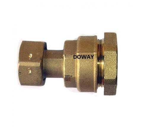 China Factory Dzr Ball Valve Female with MDPE Pipe Connection (DW-BV004)