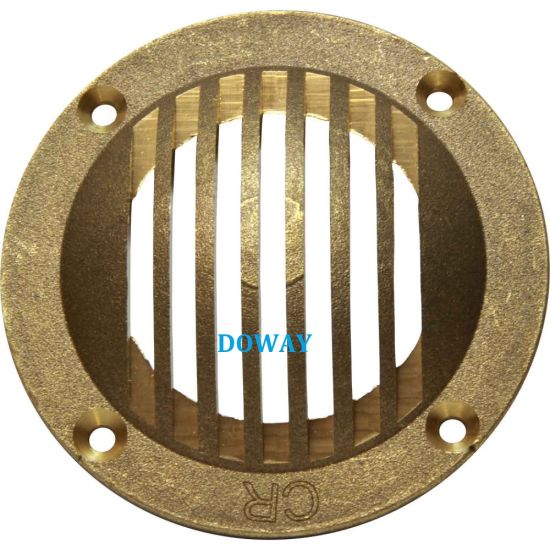 Factory Maestrini Brass Round Intake Strainer Grate (Full Slot / 180mm OD) （DW-BF013）