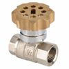 Brass Magnetic Y Type Lockable Ball Valve with Strainer （DW-B267-1）