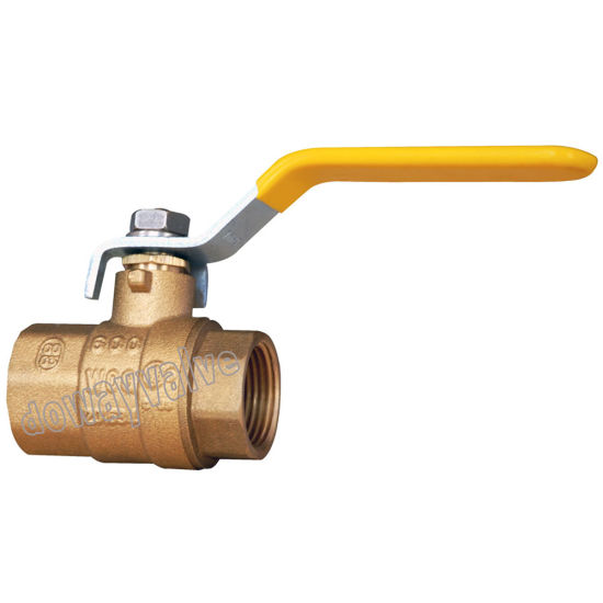 600wog Forged Brass Solder Locking Ball Valve （DW-B207）