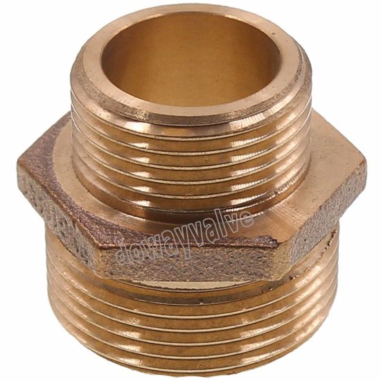 Concentric Hexagon Bronze Reducing Pipe Adaptor （DW-BF017）