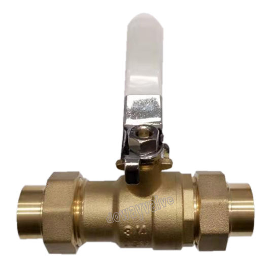 Medical Brass Gas Ball Valve with Union Solder （DW-BG010）
