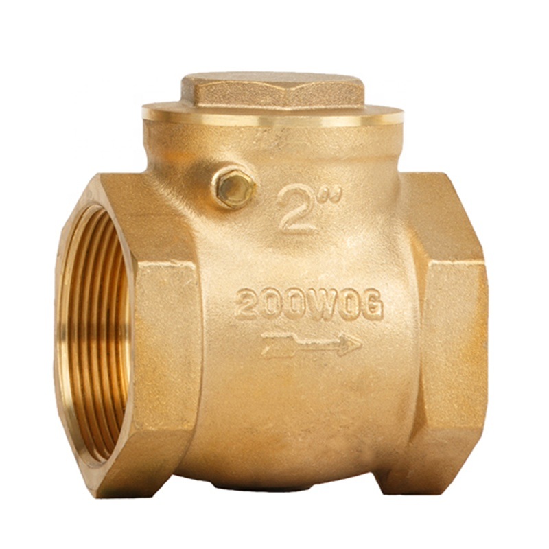 China Low Pressure Bronze Swing Check Valve with Soft Seat