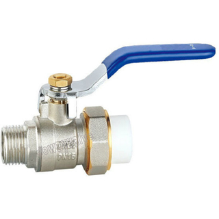 Male Brass PPR Ball Valve with Level Handle (DW-PPV003)