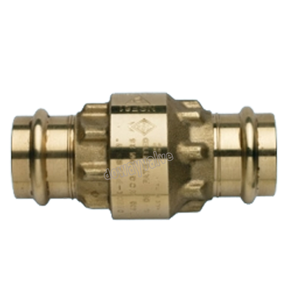 Cw511L Brass Press Ends in-Line Check Valve