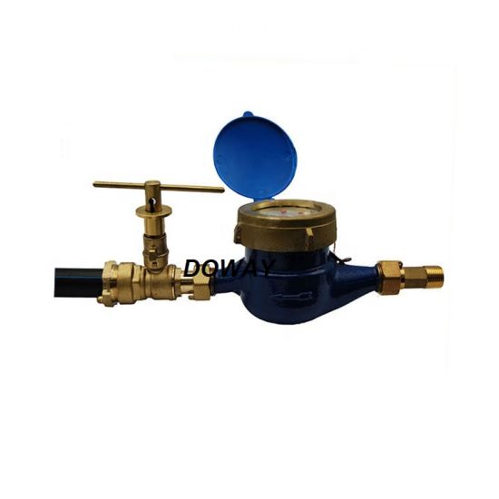 OEM Factory Anti-Theft Water Meter Lockable Ball Valve （DW-LB083）