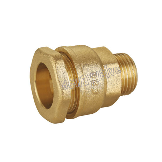 DIN 8076 Brass Tee Compression Fitting for PE Pipe