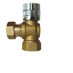 Factory Price Brass Angle Lockable Water Meter Valve for Water Meter （DW-LB088）