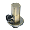 Satin Nickle Surface Brass Heating Angle Valve with Decorative Cover （DW-AV001）