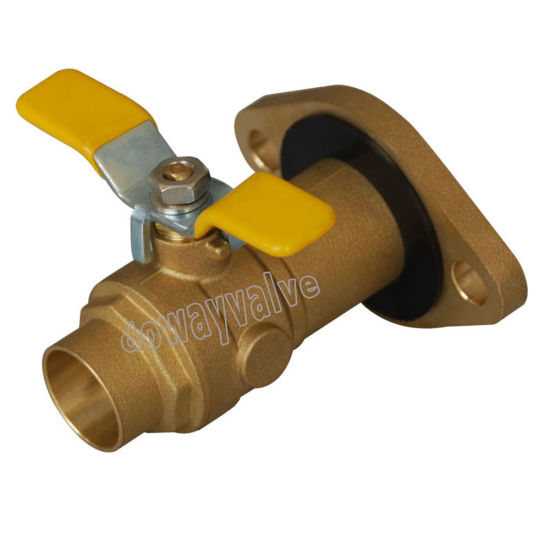 600wog Forged Brass Solder Locking Ball Valve （DW-B207）