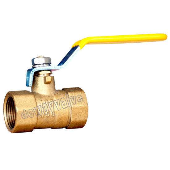 600wog Forged Brass Flange Full Port Ball Valve (DW-B210)