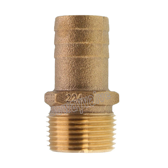 Casting Bronze Straight Fitting with Machining Barbs （DW-BF027）