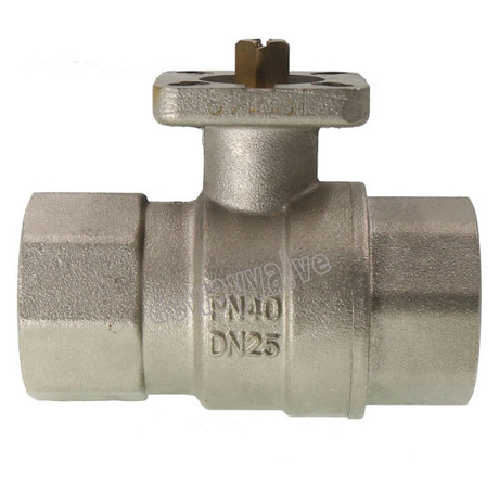 Chinese Factory ISO5211 Full Port Brass Ball Valve with Mounting Pad (DW-B303)