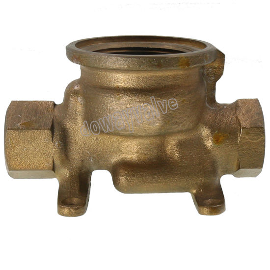 Hose Connected Bronze Water Meter Valve with ISO Manufacturer （DW-LB047）