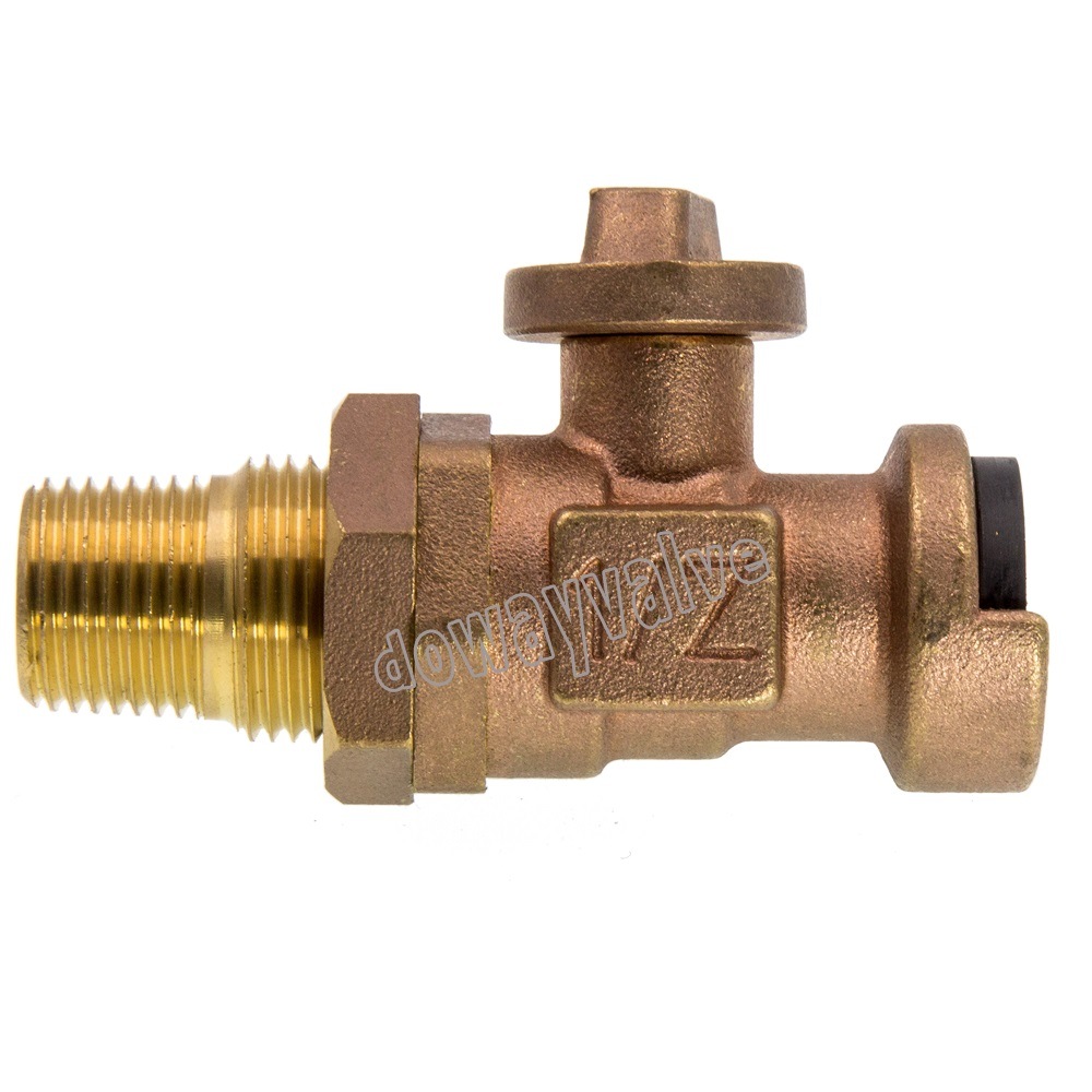 Hose Connected Bronze Water Meter Valve with ISO Manufacturer