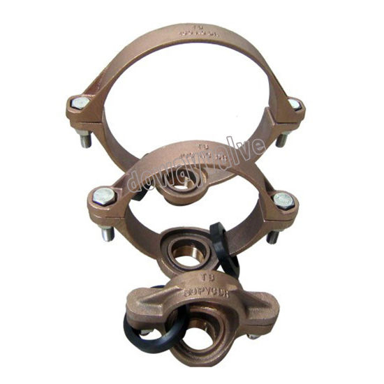 Bronze Saddles Clamp for PVC Pipe (DW-GF004)