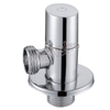 Bathroom Brass Heating Angle Valve with Decorative Cover (DW-AV024)