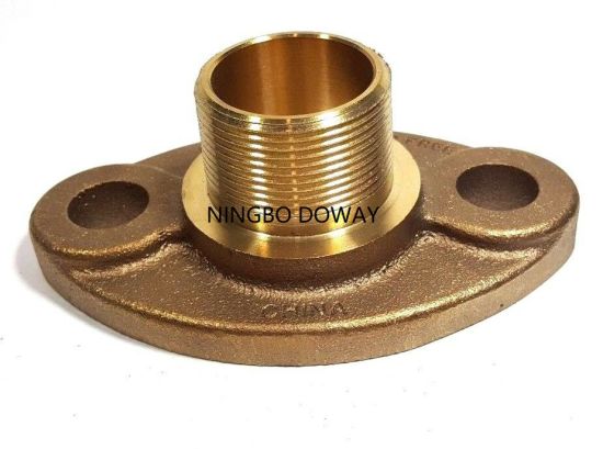 China Factory Custom Bronze Oval Sweat End Flanges （DW-BF048）