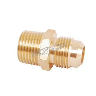 Brass Straight Male Connector for Tube and Pipe
