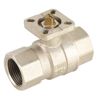 OEM Factory High Quality Nickel Plated Mounting Pad Ball Valve （DW-B504）