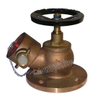 Aluminum Handwheel Brass Fire Angle Hose Valve with UL Approved (DW-FV006)