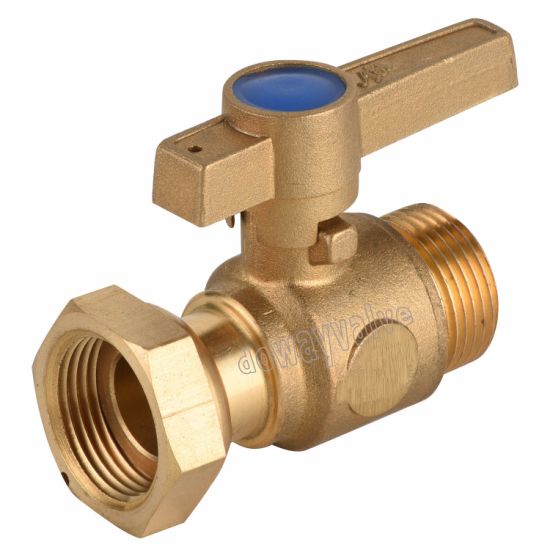 China Factory Cw617n Brass Lockable Ball Valve for Water Meter （DW-LB064 ）