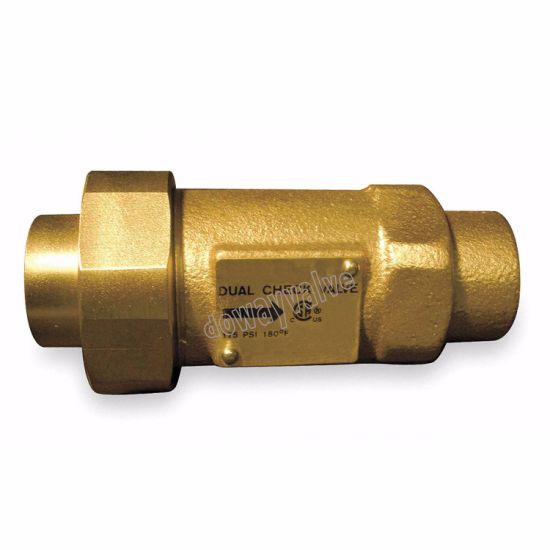 Cast Bronze Union Female Inlet Dual Check Valve (DW-CV036)