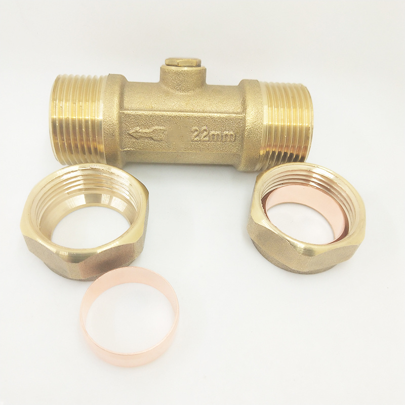 China Factory High Quality Dzr Brass Double Check Valve 22mm