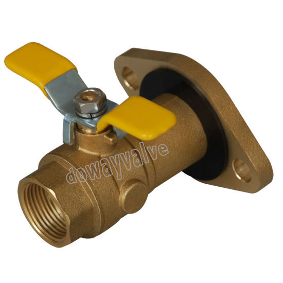 600wog Forged Brass Solder Locking Ball Valve （DW-B207）