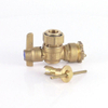 China Supplier OEM Angle Type Water Meter Lockable Ball Valve （DW-LB075）