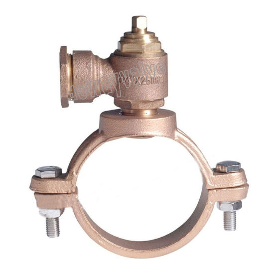 Bronze Saddles Clamp for PVC Pipe (DW-GF004)