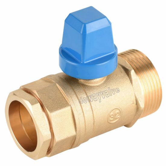 Cw602n Connection Ball Valve PE Compression End for PE Pipe （DW-LB066）
