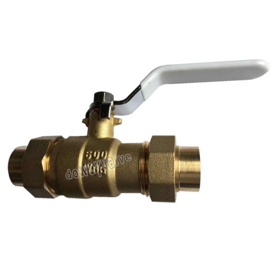 Medical Brass Gas Ball Valve with Union Solder （DW-BG010）