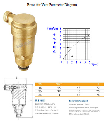 Brass Automatic Air Vent Valve