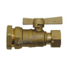 Straight Water Meter Brass Ball Valve with Female X Swivel Nut Ends （DW-LB037）