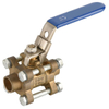 China Factory 600wog Brass Medical Gas Valve with Steel Handle（DW-2012）