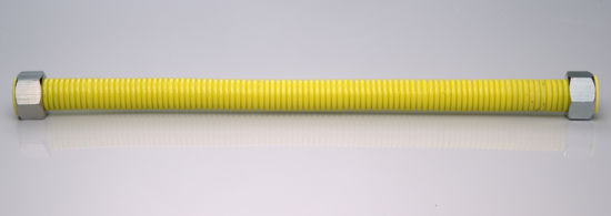 China Factory Wholesale Corrugated Flexible Gas Hose with Yellow PVC (DW-GH03)