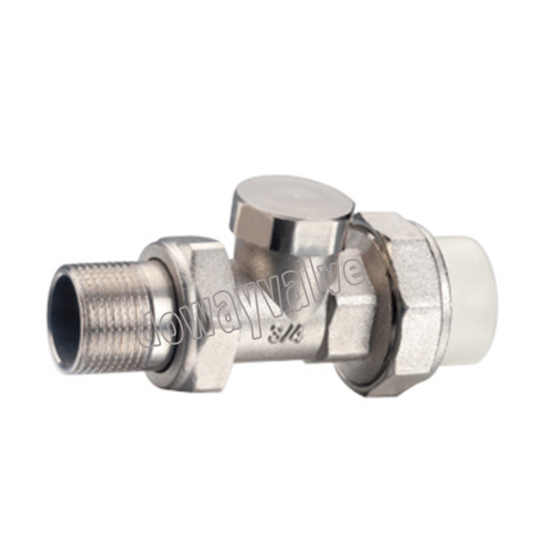 Dn15 Plated Straight Radiator Valve