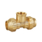 Brass Fitting for Polyethylene Pipe - Tee Coupling