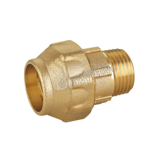 Brass Compression Fittings for PE Pipe Male Coupling