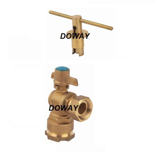 OEM Factory Anti-Theft Water Meter Lockable Ball Valve （DW-LB083）