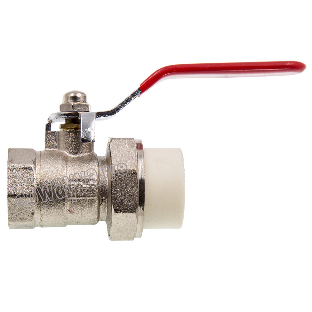 Dw297 Brass Female PPR Ball Valve