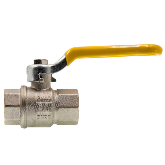 BS EN 331 SIZES FROM 1 1/2" TO 4" YELLOW BRASS GAS LEVER BALL VALVE BSPP 