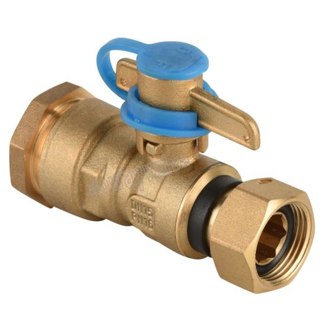 Acs Approved Straight Type Water Meter Lockable Ball Valve （DW-LB027）