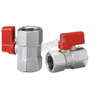 Forged Brass Mini Ball Valve Nickle Palted (DW-B377)